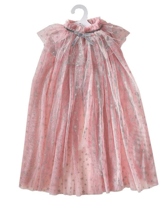 Blush & Silver Star Cape 3 Blush & Silver Star Cape