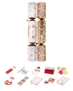 Gold Wreath Family Crackers - 12" (10pk)