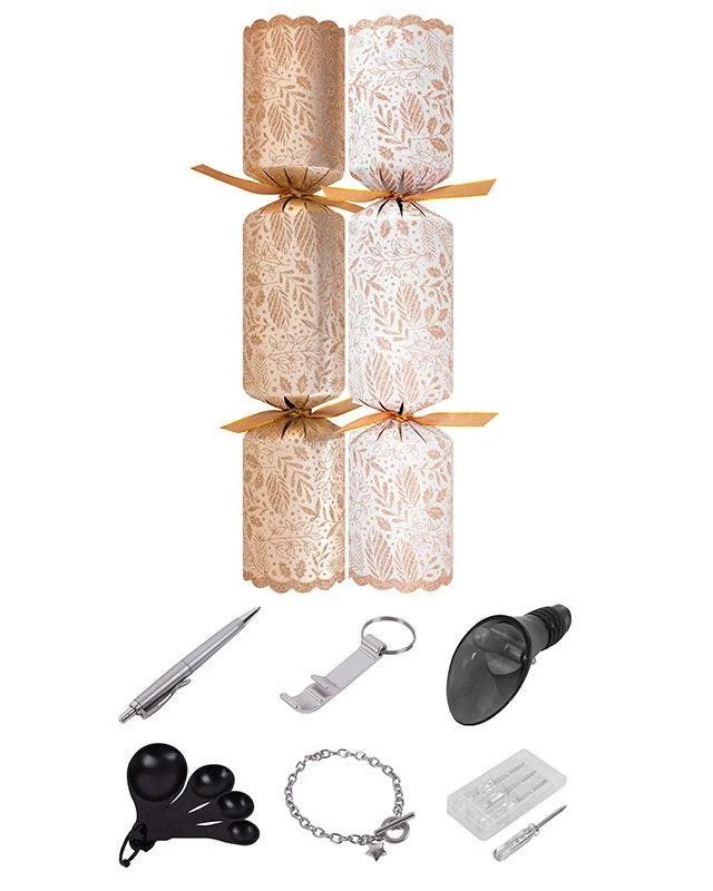 Deluxe Glitter Leaf Crackers - 13.5" (6pk) 3 Deluxe Glitter Leaf Crackers - 13.5" (6pk)