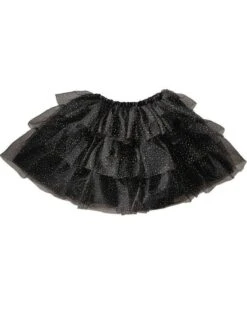 Sparkle Black & Gold Tiered Tutu - 5-7 Years