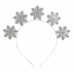Silver Snowflake Metal Christmas Headband -Festive Home 23 xmasacc519a2