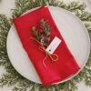 Red Berry Sprig Place Card Holders - 15cm (6pk) -Festive Home 23 xmasacc536a1