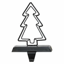 Black Metal Tree Stocking Holder - 14cm -Festive Home 23 xmasacc547 2