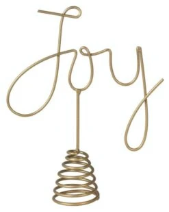 Metal Joy Tree Topper
