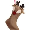 Shaped Reindeer Stocking