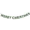 Green Felt Merry Christmas Bunting -Festive Home 23 xmasbunt020