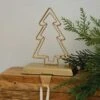 Gold Christmas Tree Stocking Holder - 17cm 1 Gold Christmas Tree Stocking Holder - 17cm -Festive Home 23 xmasdec508