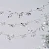 Silver Mistletoe Paper Garland - 5m