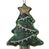 Velvet Embroidered Tree Decoration -Festive Home 23 xmasdec573 1