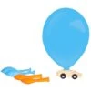 Balloon Air Drive Car - 11" Latex Balloons With Wooden Car (5pk) 2 Balloon Air Drive Car - 11" Latex Balloons With Wooden Car (5pk) -Festive Home 4 11069