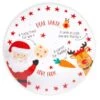 Santa & Friends Christmas Eve Ceramic Plate - 27cm -Festive Home 4 12160