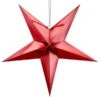 Red Paper Star Hanging Decoration - 70cm -Festive Home 4 12370