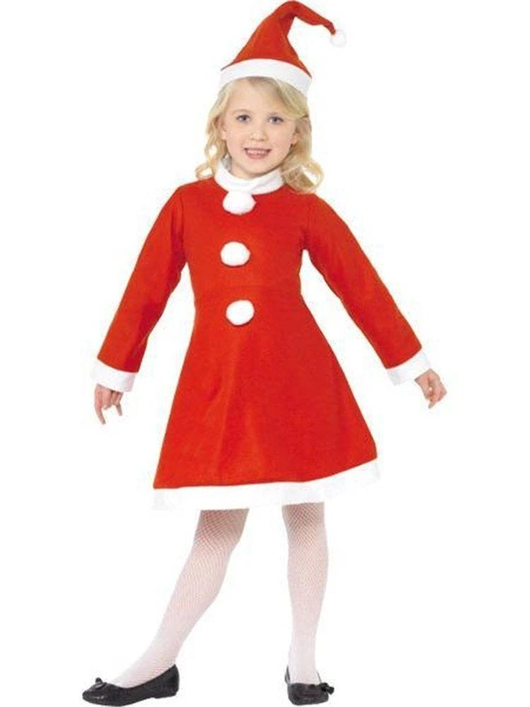 Miss Santa Dress - Child Costume 3 Miss Santa Dress - Child Costume