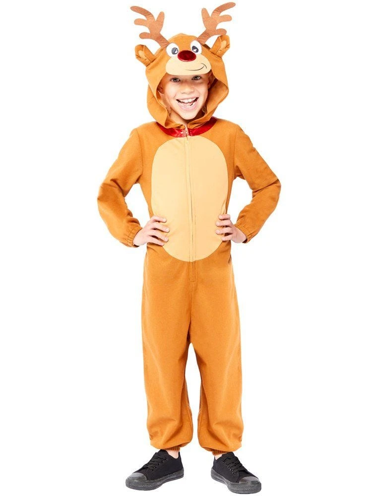 Reindeer Onesie - Child Costume 3 Reindeer Onesie - Child Costume