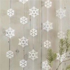 Snowflake Paper Garland - 5m -Festive Home 4 25151