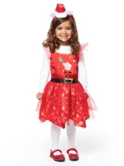 Peppa Pig Christmas Dress - Toddler And Child Costume