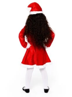 Plush Miss Santa Dress - Child Costume -Festive Home 4 27424