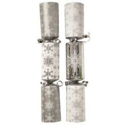 Silver And White Catering Crackers - 28cm (50pk)