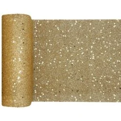 Gold Glitter Table Runner - 18cm