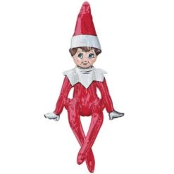 Sitting Naughty Elf Balloon - 29" Foil