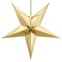 Festive Home 11 Gold Hanging Star - 70cm