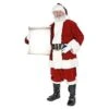 Life Size Santa With Small Sign Cardboard Cutout - 180cm X 95cm -Festive Home 4 fvygq9dirkuemqjx