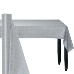 Silver Paper Banqueting Roll - 8m X 1.2m