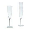 Clear Plastic Champagne Flutes - 142ml (8pk) -Festive Home 4 px7avt0j5zlvvm4b