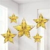 Metallic Gold Hanging Stars - 40cm (5pk) -Festive Home 4 rzhyh5tkxvgvrgkm