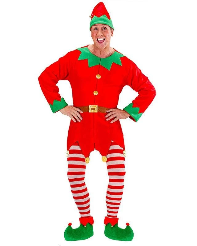 Red & White Tights - Adult Plus Size 4 Red & White Tights - Adult Plus Size - Image 2