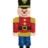3D Tinsel Nutcracker Decoration - 37cm 2 3D Tinsel Nutcracker Decoration - 37cm -Festive Home xmasdec187