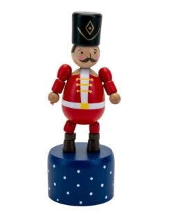 Christmas Wooden Pushing Puppet - 13cm -Festive Home xmastoy171 4